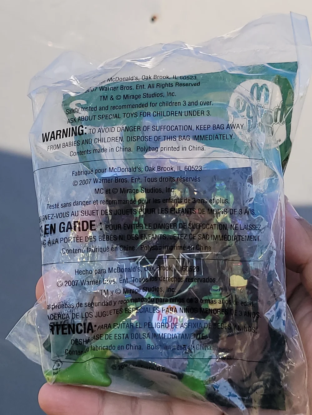 Teenage Mutant Ninja Turtles mcdonald happy